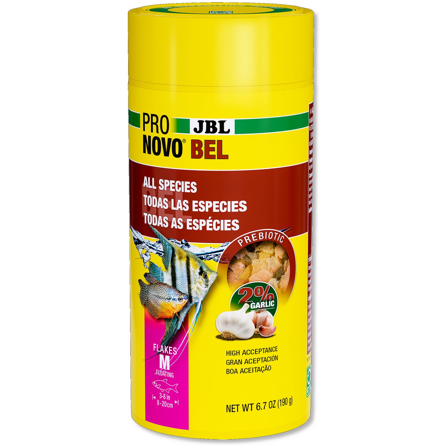 Fiskfoder JBL Pronovo Bel Huvudfoder M 250ml