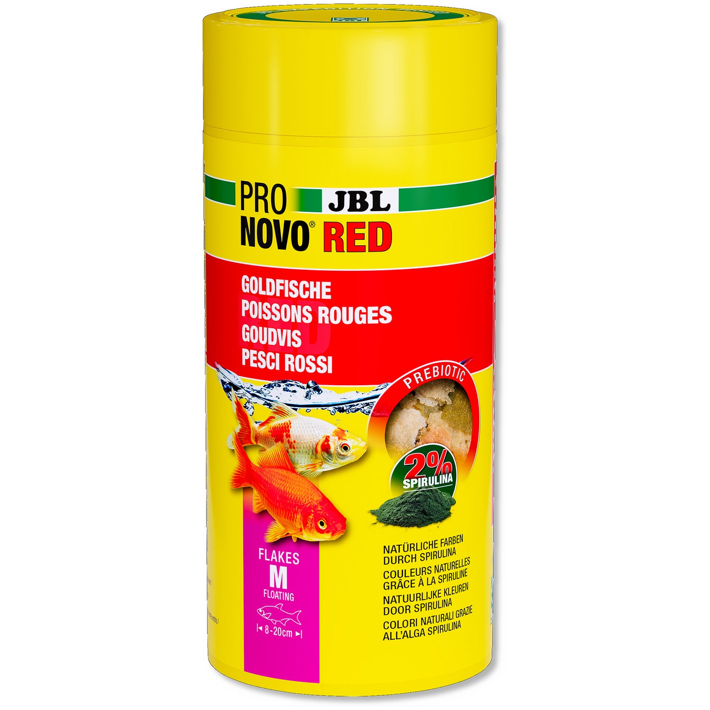 Fiskfoder JBL Pronovo Red Flakes Medium 250ml