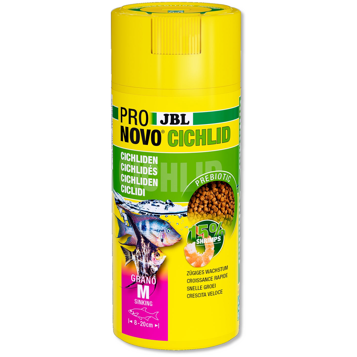 Fiskfoder JBL Pronovo Ciklid Grano M Click 250ml