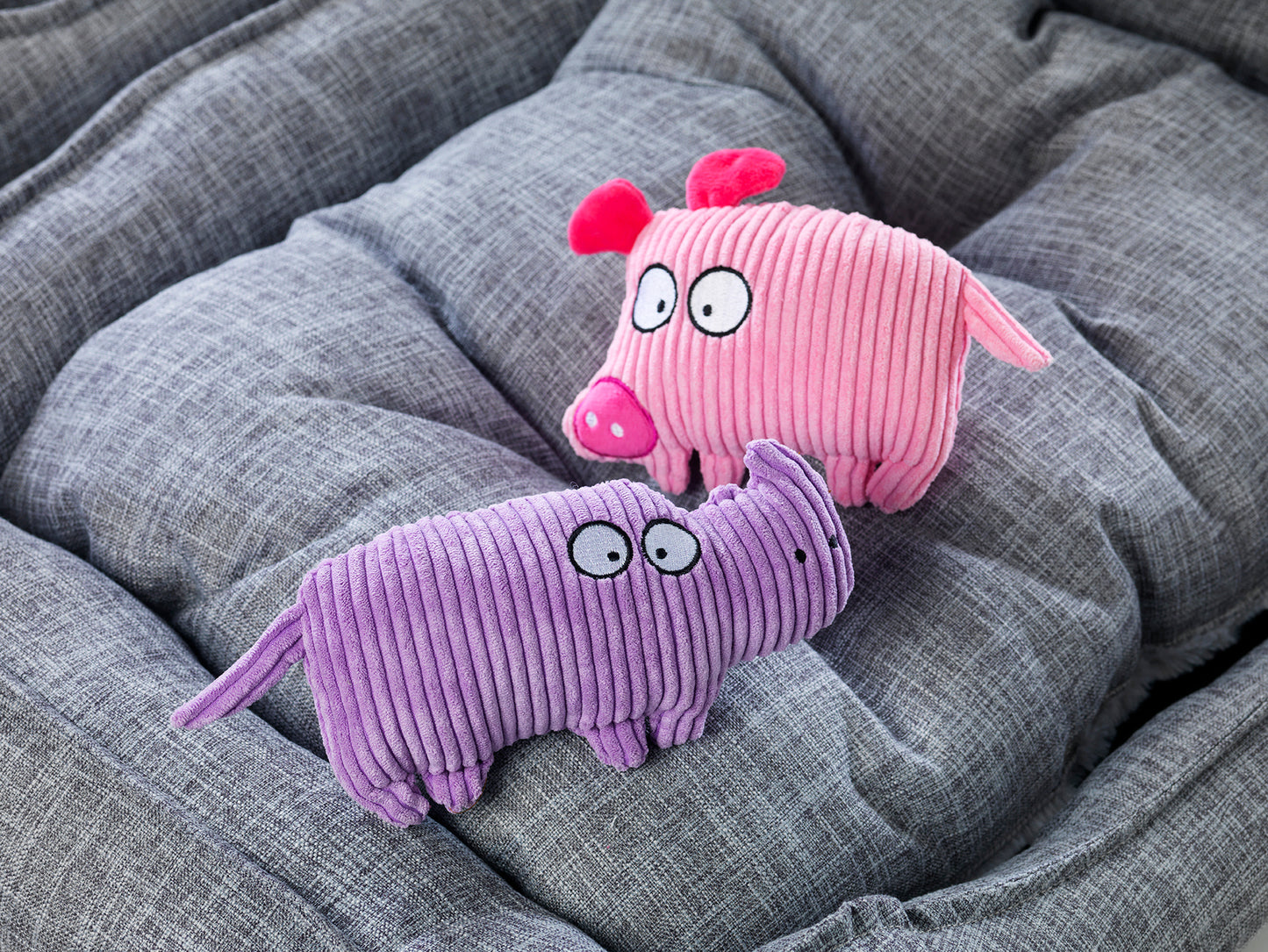 Hundleksak Piggy Sweet Rosa 16cm