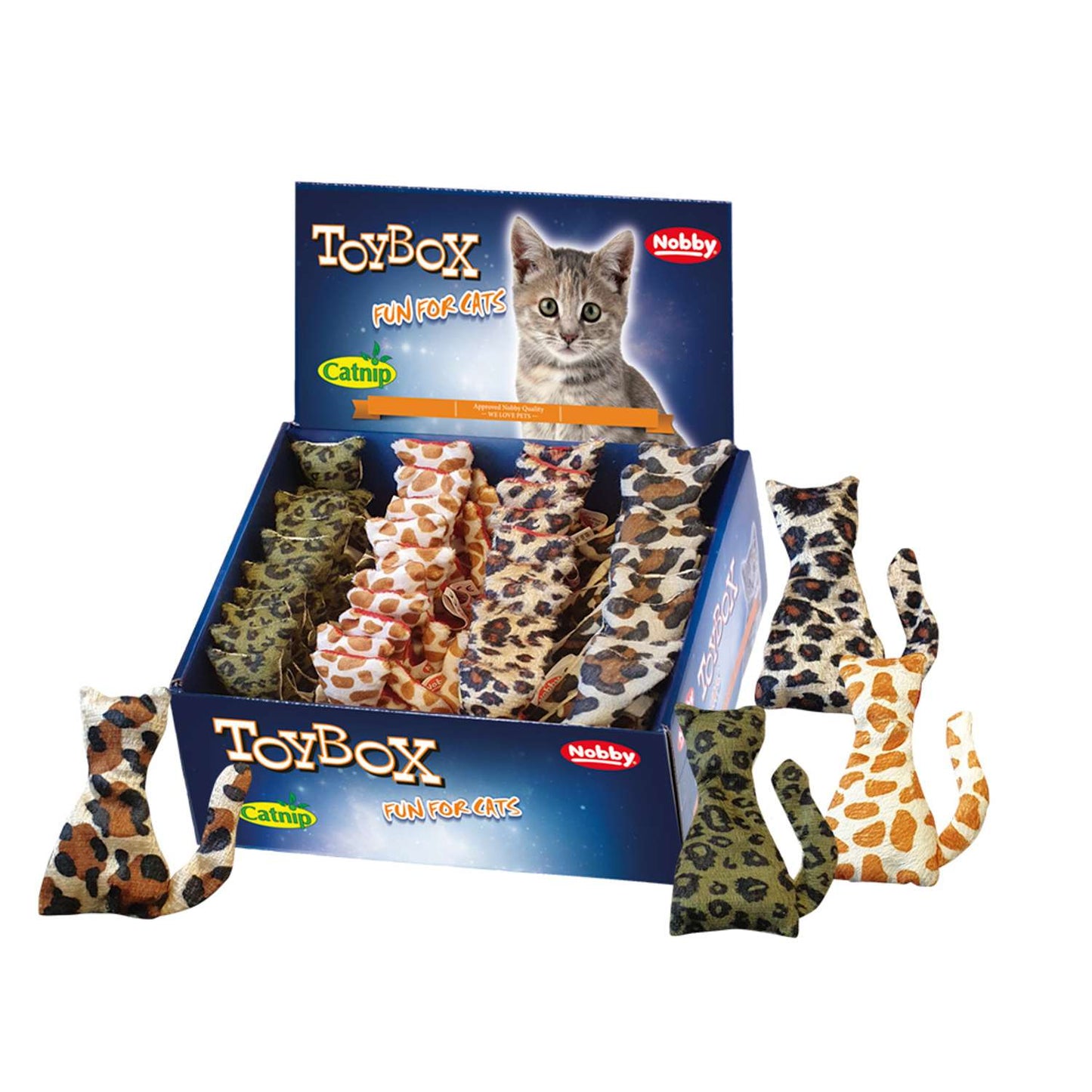 Kattleksak plyshkatt 9cm