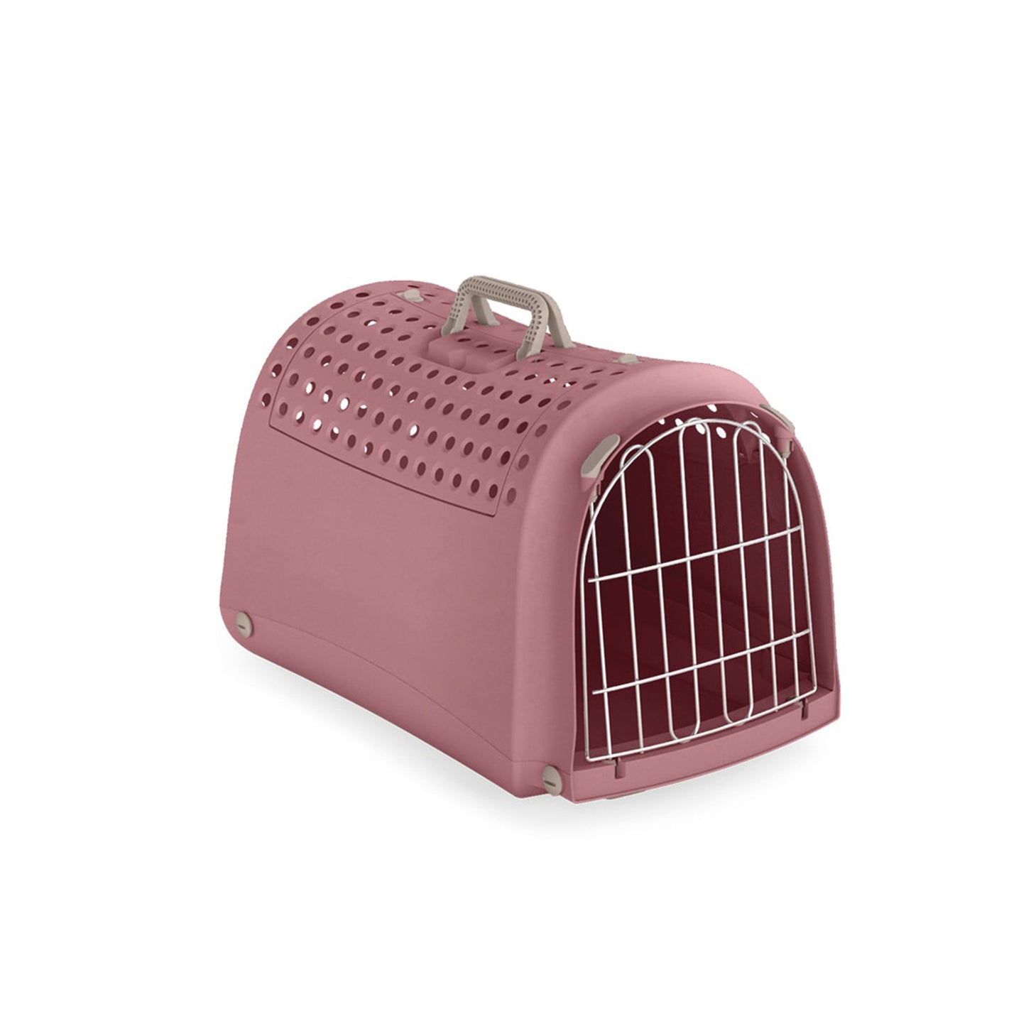 Transportbur Linus Open Rosa 50x32x34,5