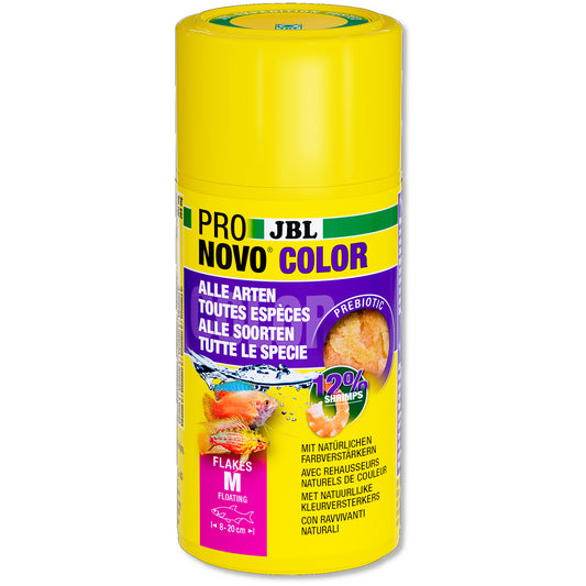 Fiskfoder JBL Pronovo Color Flakes Medium 250ml