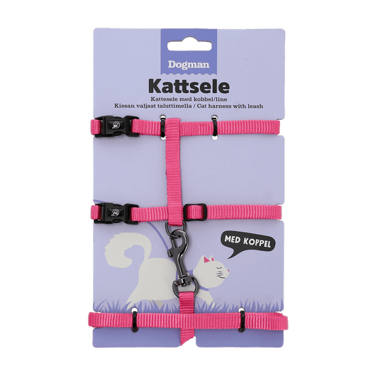 Kattsele-set Findus Rosa 10mm