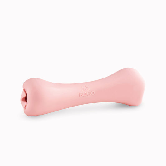 Hundleksak Treat Bone Rosa 17,5cm