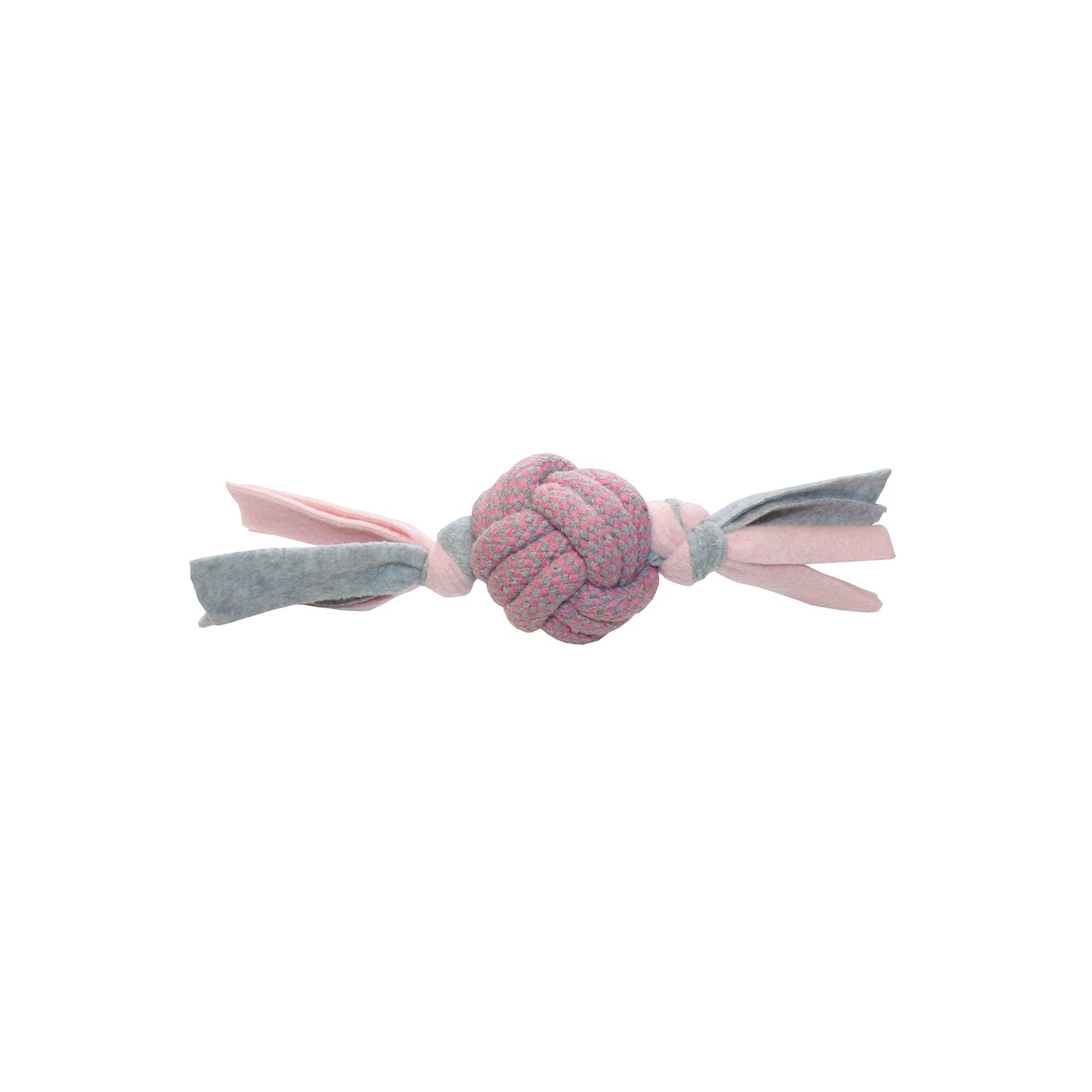 Valpleksak Rep Boll med fleece rosa