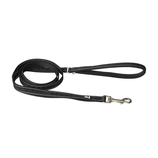 Hundkoppel Casual, ECO 180cm/20mm Raven/svart