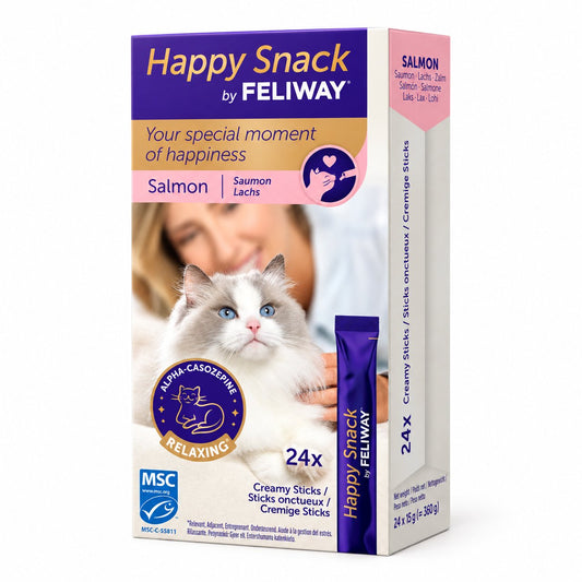 Happy Snack Feliway Salmon 24-pack