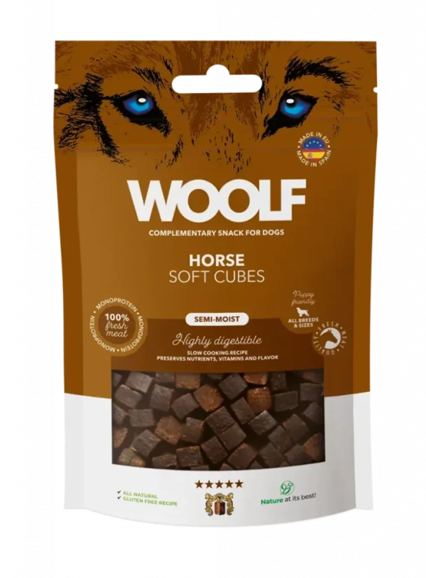 Woolf Soft Cubes- Horse monoprotein
