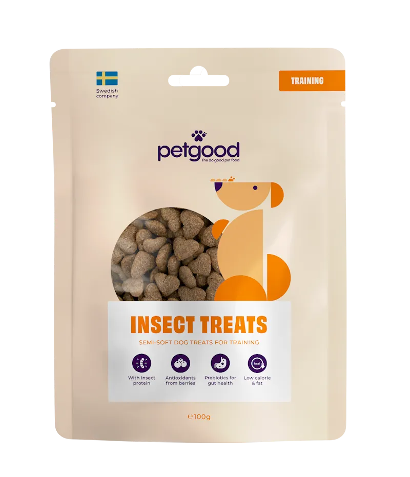 Insektsbaserat hundgodis för träning 100gr