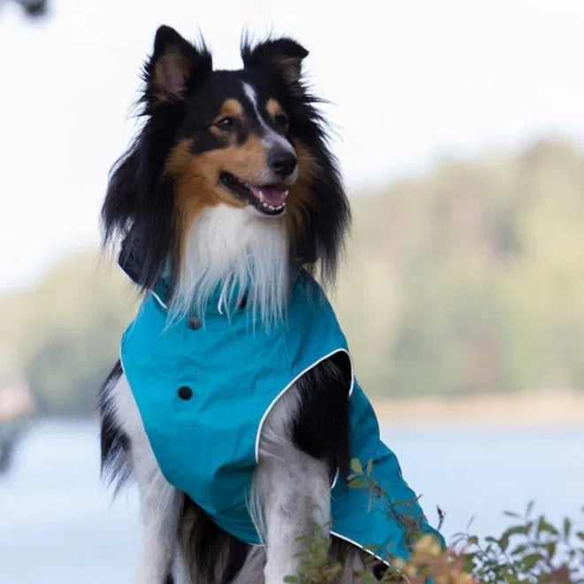 RUKKA Regntäcke  Stream Blå