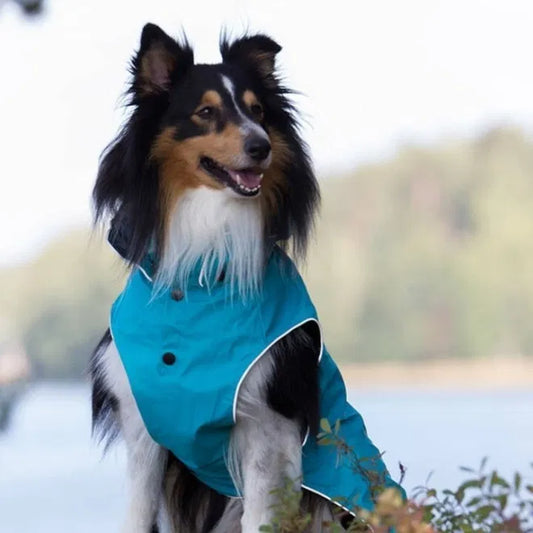 RUKKA Regntäcke  Stream Blå