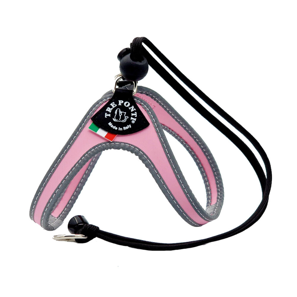 Tre Ponti-sele Snöre Basic Rosa för hund och katt