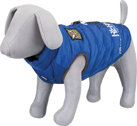 Saint-Malo täcke med sele blå "50% rabatt dras av i kassan"