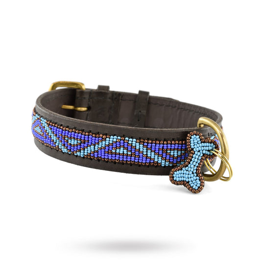 Hundhalsband Kabaka Blue